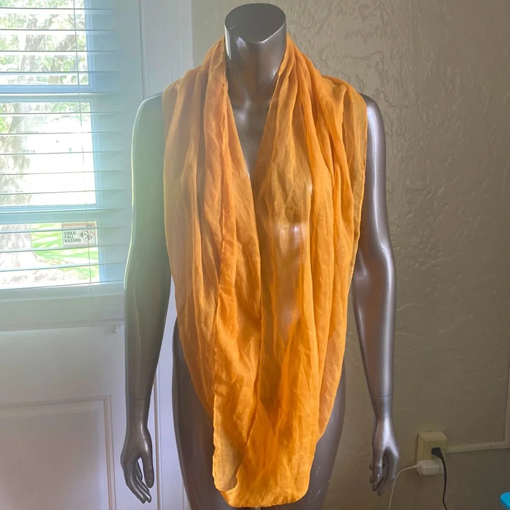 Gold Infinity Scarf - Picture 1 of 5